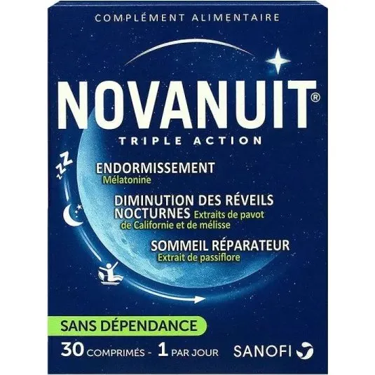 Novanuit Triple Action 30 comprims