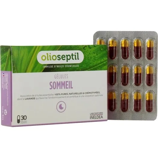 Olioseptil Sommeil Détente Gélules Végétales 30