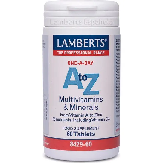 Lamberts A-Z Multivitamines et Minraux 60 Comprims
