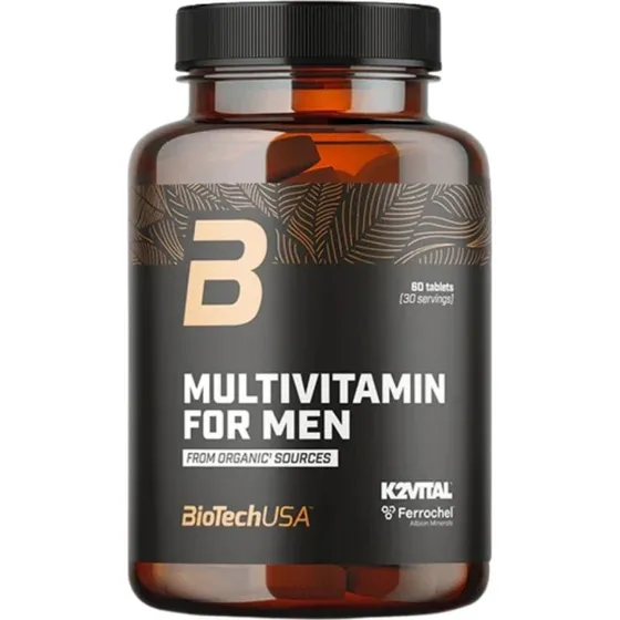 BioTechUSA Multivitamine Homme 60 Comprimés