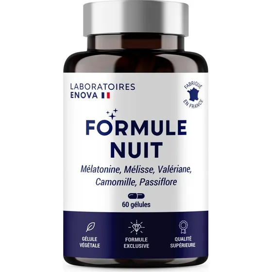 Laboratoires Enova Formule Nuit  Mlatonine 1,9 mg