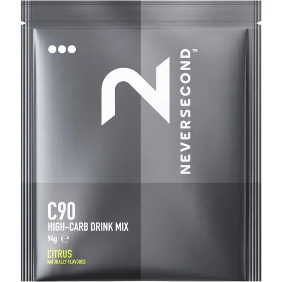 NeverSecond C90 Mélange Énergétique Haute Teneur en Glucides Agrumes