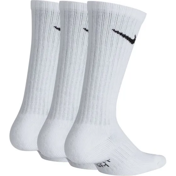 Nike Everyday Cushioned Crew Socks 3-Pack - Blanc - Enfant