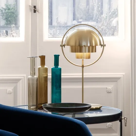 GUBI Lampe à poser Multi-Lite Laiton - 50 cm