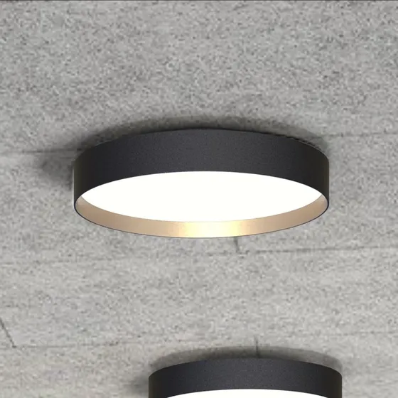 Loom Design Plafonnier LED Lucia 45 Noir et Or