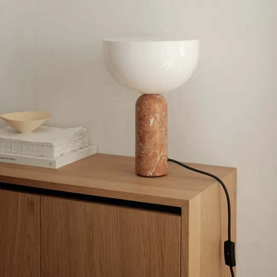 New Works Lampe à poser Kizu Small Breccia Pernice