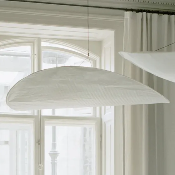 New Works Tense Suspension LED Blanche, Ø 120 cm