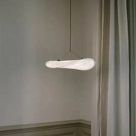 New Works Suspension LED Tense, Ø 55 cm, Blanche, Dimmerable