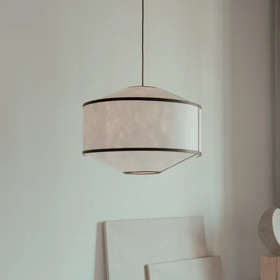 New Works Suspension Kite Ø65 Blanc/Noir
