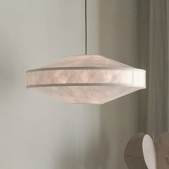 New Works Suspension Kite Ø75 Blanc - 3 Lampes