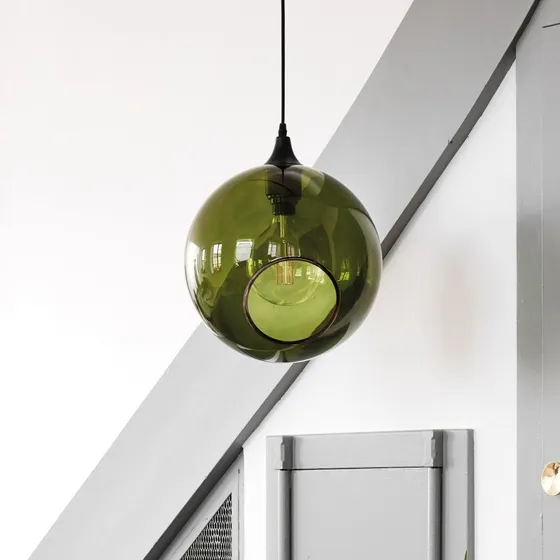 Design By Us Suspension Ballroom XL Army - Verre Vert