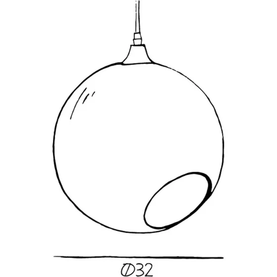 Design By Us Suspension Ballroom XL Blanche Ø 32 cm