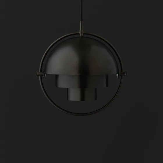 GUBI Suspension Multi-Lite Noir, Ø 36 cm