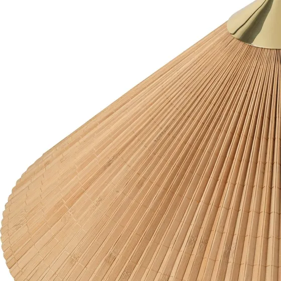 GUBI Lampadaire 9602 en Bambou et Laiton