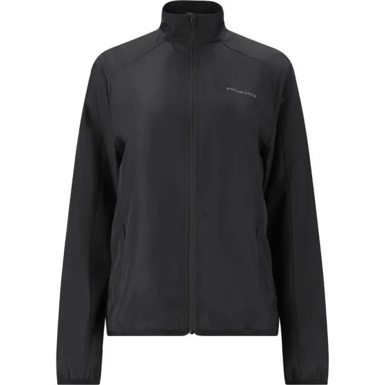 Endurance Sylen Veste de Course Femme - Noire - Col Haut