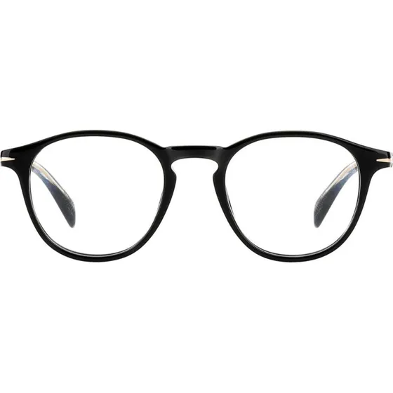 David Beckham DB 1018 Lunettes de Vue Rondes Homme - Noir