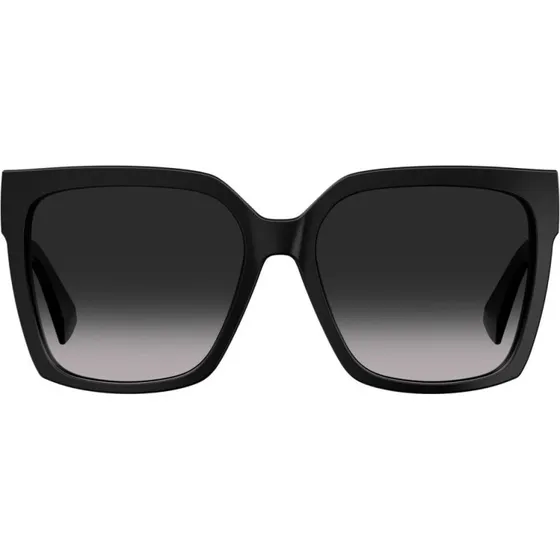 Moschino Lunettes de Soleil Mos079/S Géométriques Noires et Grises