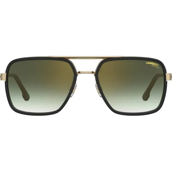 Carrera 256/S Lunettes de Soleil Pilote Homme Doré et Vert