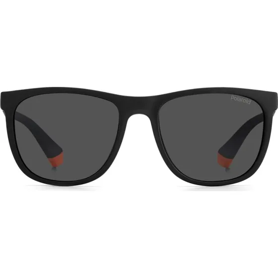 Polaroid Junior PLD 8049/S Lunettes de Soleil Carrées Noires