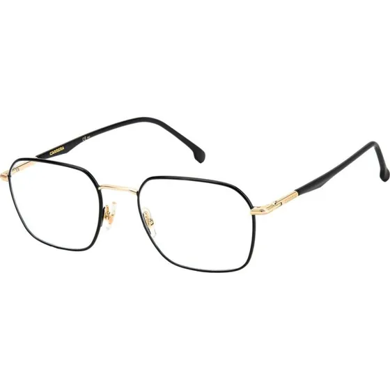 Carrera 282 Lunettes de Vue Géométriques Unisexe Noir et Or