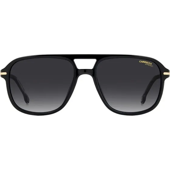 Carrera Homme 279/S 2M2/9O : Lunettes de Soleil Carrées Noir et Or