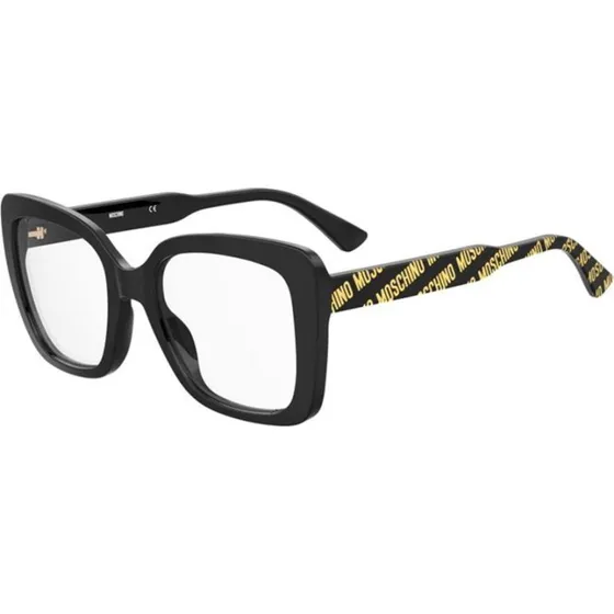 Moschino MOS614 Lunettes de Vue Carrées Noires pour Femme