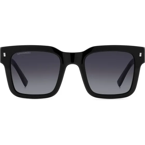 Dsquared2 Icon 0010/S Lunettes de Soleil Homme Carrées Noires
