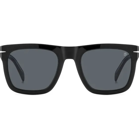 David Beckham DB 7000/S Flat Lunettes de Soleil Homme Noir Géométrique