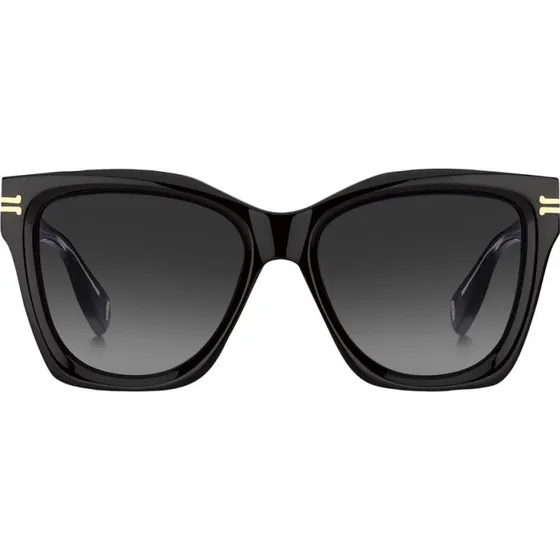 Marc Jacobs MJ 1000/S Lunettes de Soleil Œil de Chat Noir et Gris
