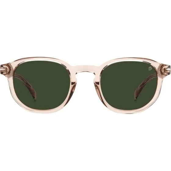 David Beckham DB 1007/S Lunettes de Soleil Rondes Rose et Vertes