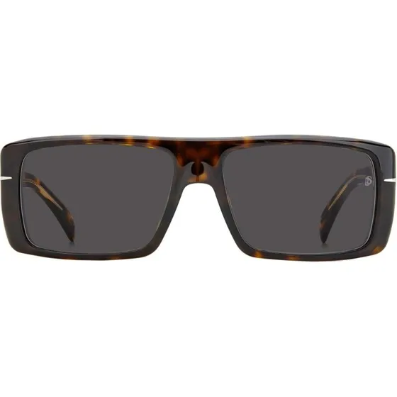 David Beckham DB 7063/S Lunettes de Soleil Homme Havane Géométrique