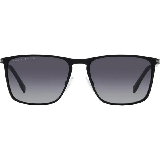 Boss 1004/S/IT Lunettes de Soleil Homme Géométriques Noires et Grises