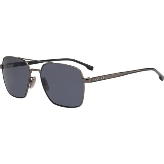 Boss 1045/S/IT Lunettes de Soleil Pilote Homme - Ruthénium & Gris