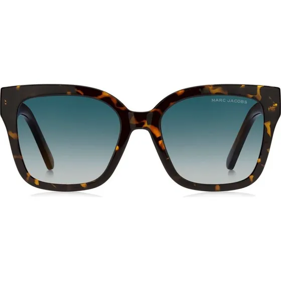 Marc Jacobs Marc 658/S Lunettes de Soleil Carrées Havana Bleu 53mm