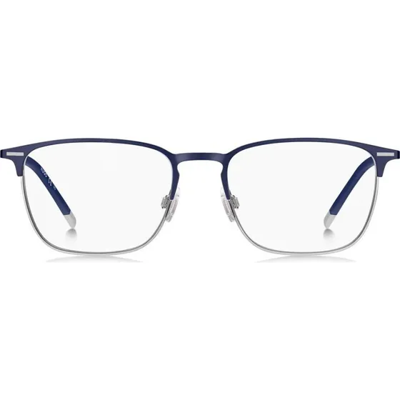 Hugo Boss HG 1235 Lunettes de Vue Homme Carrées Bleu Argent