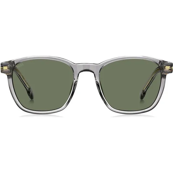 Boss 1505/S Lunettes de Soleil Homme Carrées Vertes 52mm