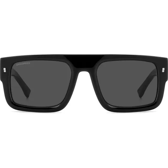 Dsquared2 Icon 0008/S Lunettes de Soleil Homme Carrées Noires