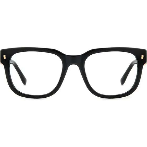Dsquared2 D2 0074 Lunettes de Vue Homme Carrées Noires