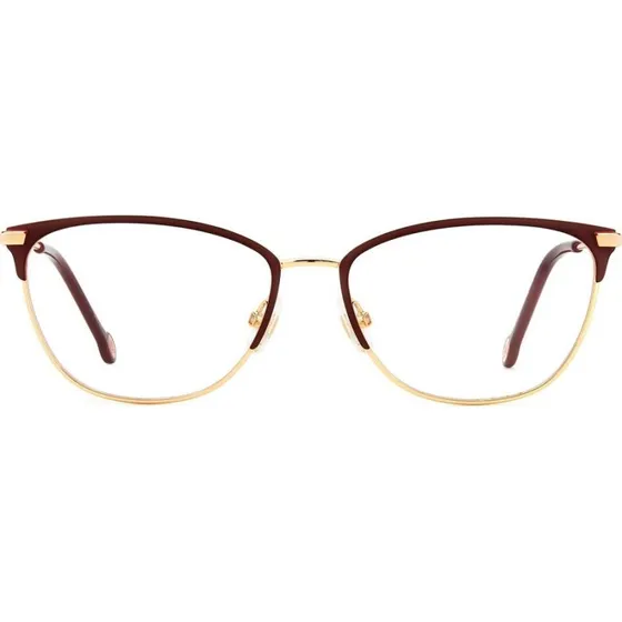 Carolina Herrera HER 0161 Lunettes de Vue Œil de Chat Rouge