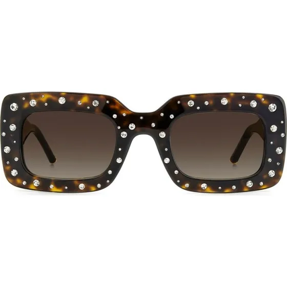 Carolina Herrera HER 0131/S Lunettes de Soleil Carrées Havana