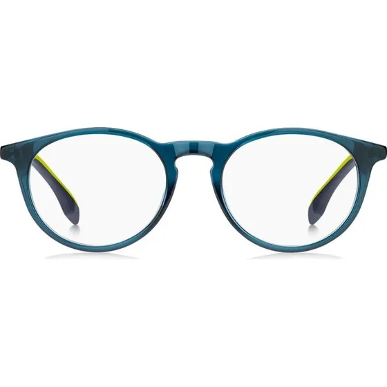 Boss 1545 Lunettes de Vue Rondes Bleu et Jaune pour Junior