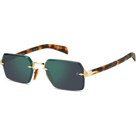 David Beckham DB 7109/S Lunettes de Soleil Homme Havane Carrées