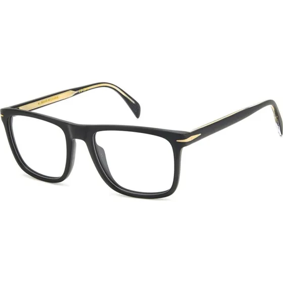 David Beckham DB 7115 : Lunettes de Vue Carrées Dorées en Acétate