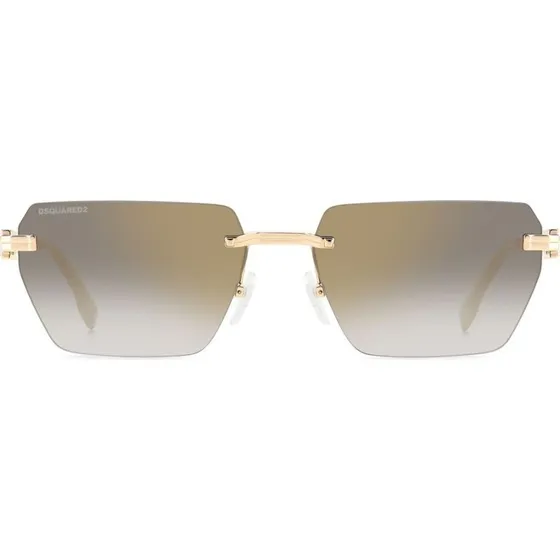 Dsquared2 Lunettes de Soleil Homme D2 0102/S Dorées Géométriques