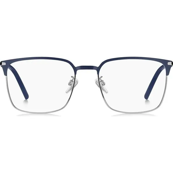 Tommy Hilfiger TH 2062/G Lunettes de Vue Homme Carrées Bleu Mat
