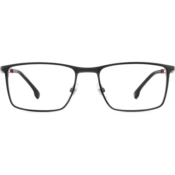Carrera 8898 Lunettes de Vue Homme Géométriques Noir et Rouge