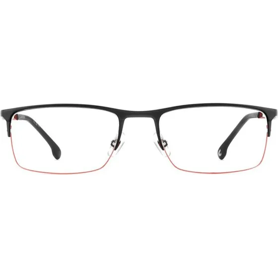Carrera 8899 Lunettes de Vue Homme Géométriques Noir Mat/Rouge