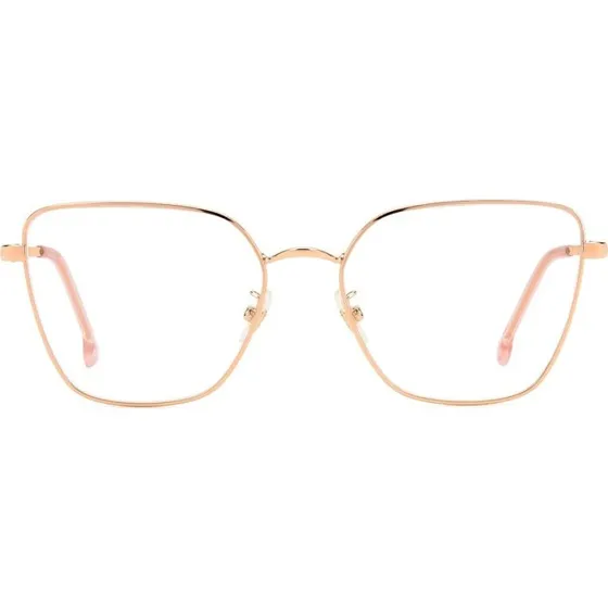 Carrera 3022 Lunettes de Vue Femme Géométriques en Acier Or Rose