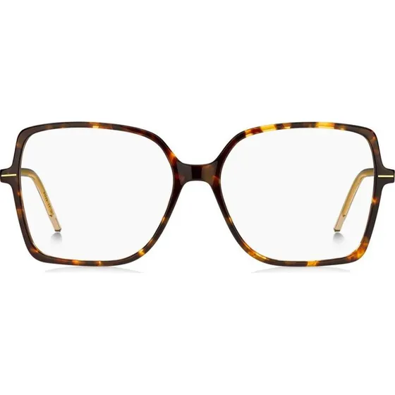 Boss 1587 Lunettes de Vue Femme Géométriques Havane Jaune