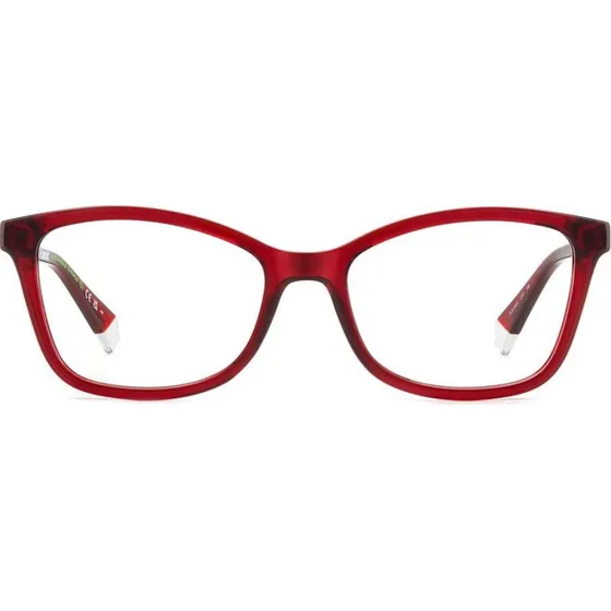 Polaroid PLD D505 Lunettes de Vue Géométriques Rouges Unisexe